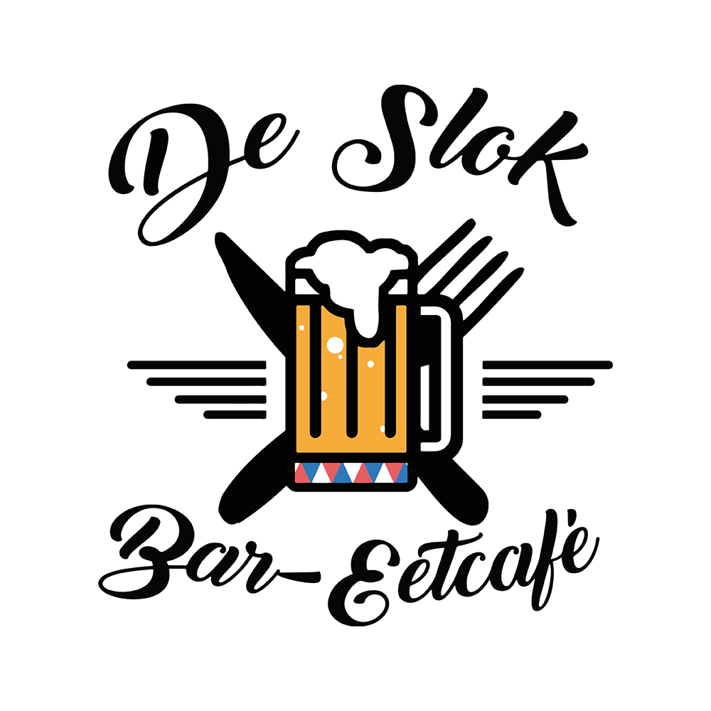 Logo Bar en Eetcafé De Slok